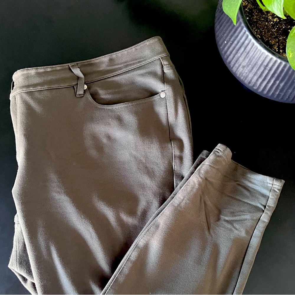 Torrid Olive Green Jeggings with Functional Pockets and Belt Loop